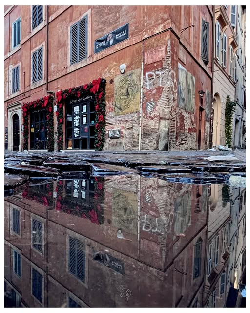 Mirror photograph shared by Matthieu Leherisse on Instagram